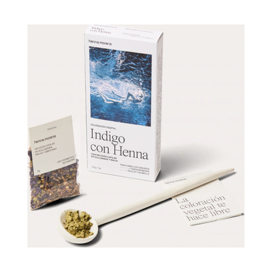 HENNA MORENA INDIGO CON HENNA CON INFUSION DE CENTELLA ASIATICA Y MALVA