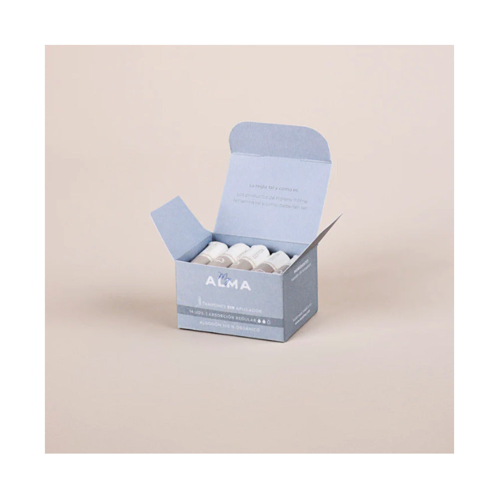 MYALMA TAMPON SIN APLICADOR REGULAR 14UDS