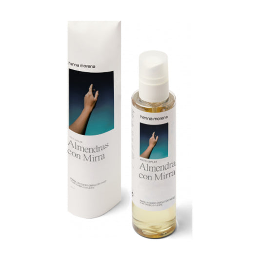 HENNA MORENA ACEITE DE ALMENDRAS CON MIRRA 250 ML.