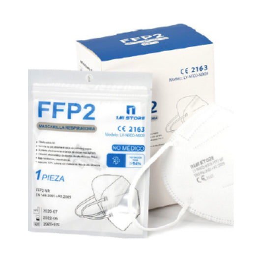 MASCARILLA FFP2 BLANCA 1 UNIDAD