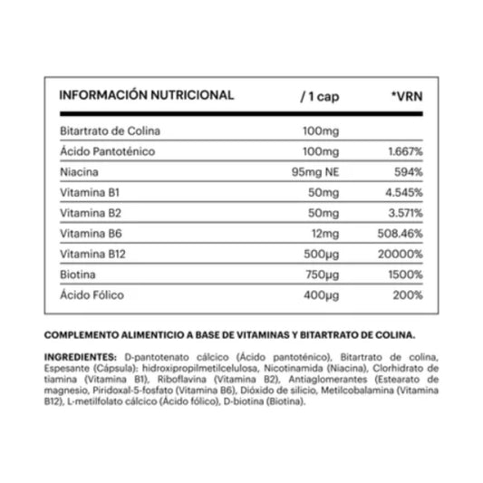 BELEVELS B COMPLEX 60 CAPSULAS