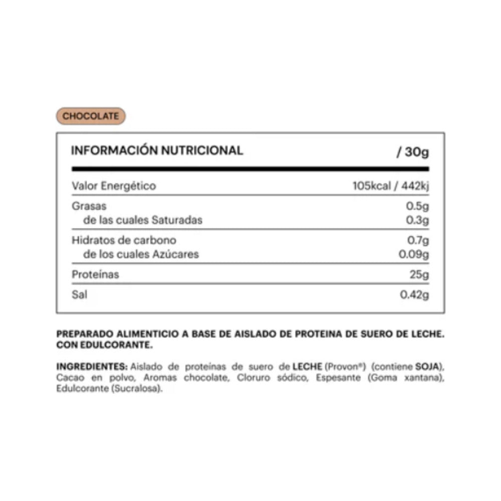 BELEVELS ISOLATED PROTEIN CHOCOLATE 750 G