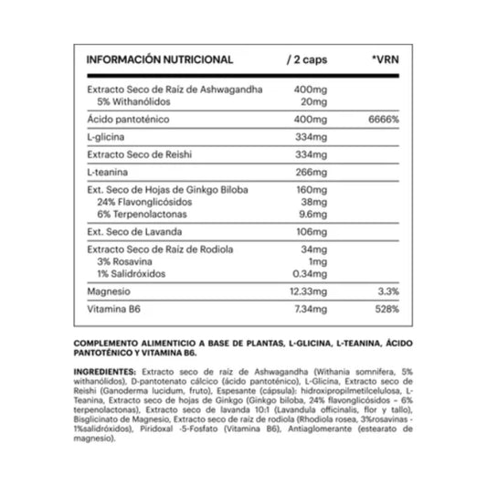 BELEVELS BECALM 60 CAPSULAS