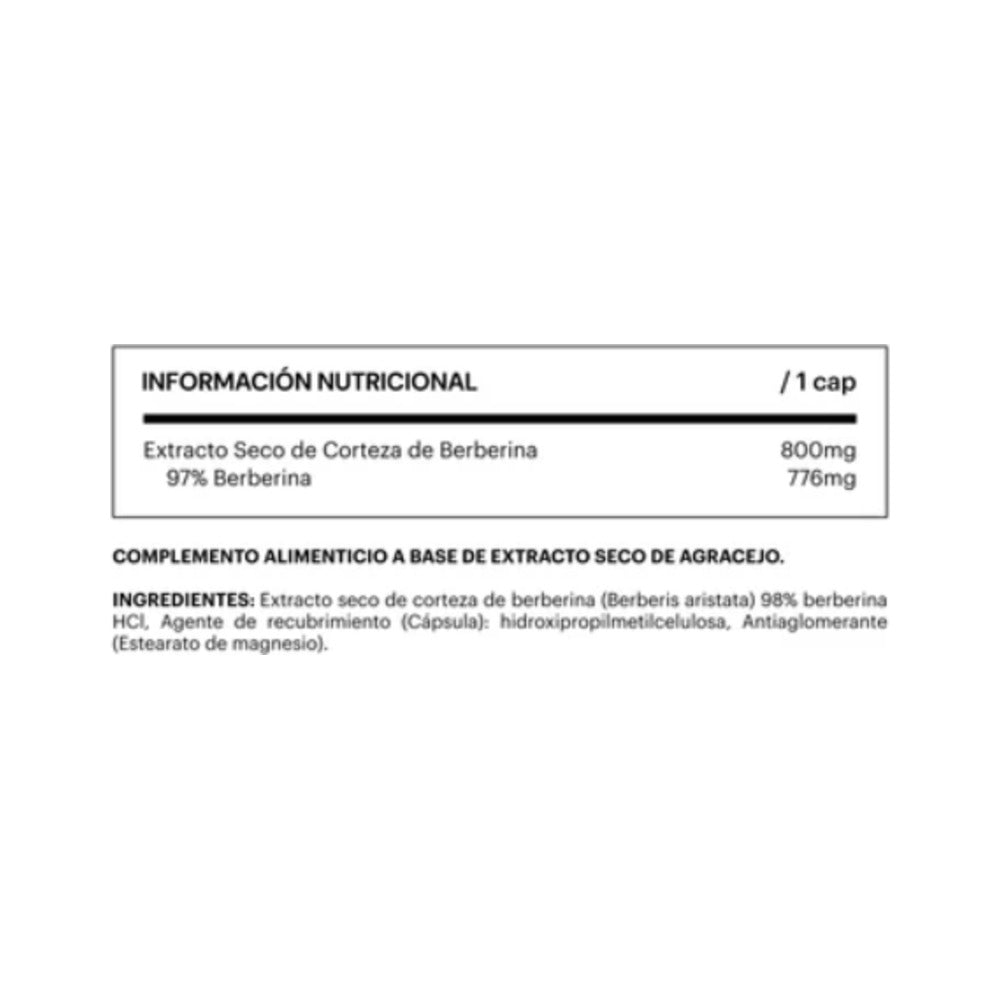 BELEVELS BERBERINE 60 CÁPSULAS