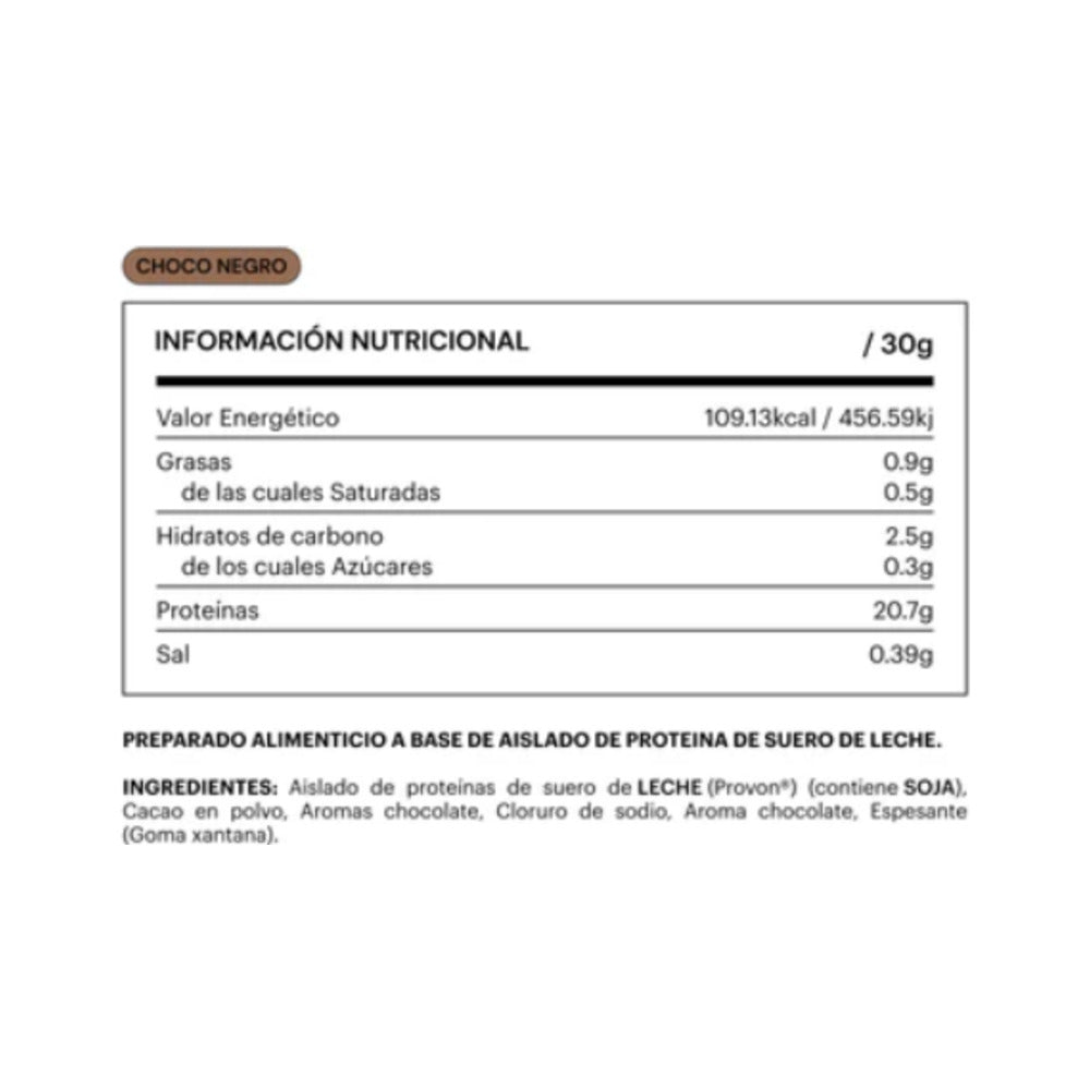 BELEVELS ISOLATED PROTEIN DARK CHOCO 750 GR