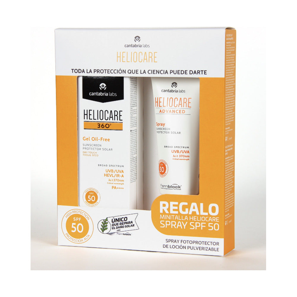 HELIOCARE 360 COFRE GEL OIL-FREE 50 SPF 50 ML + REGALO HELIOCARE ADVANCED SPRAY 50 ML