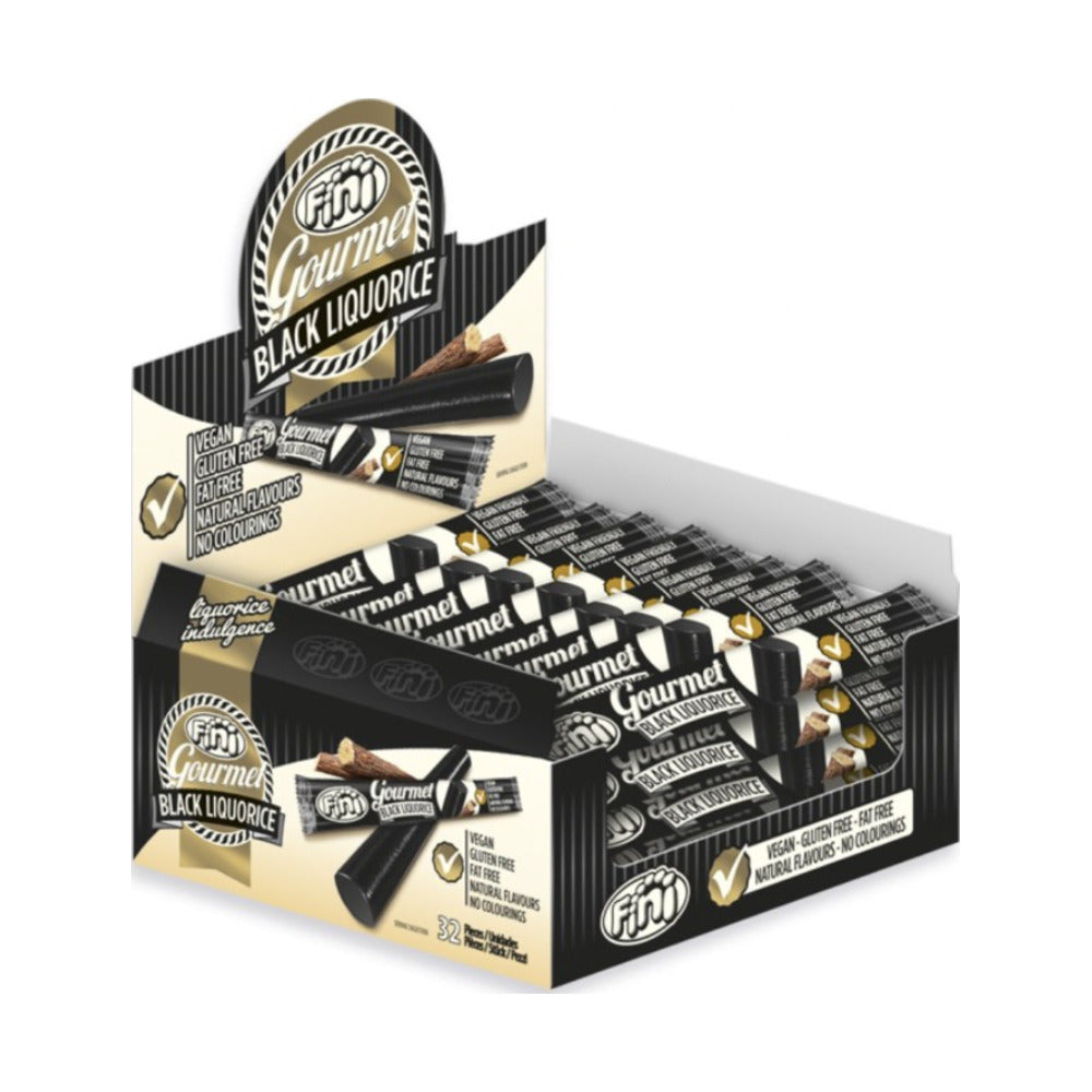 FINI REGALIZ BLACK LIQUORICE BARRA 32 G
