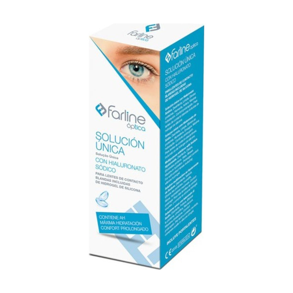 FARLINE OPTICA SOLUCION UNICA LENTES DE CONTACTO 100 ML