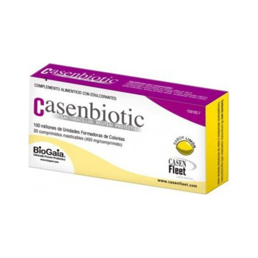 CASENBIOTIC 30 COMPRIMIDOS SABOR LIMON