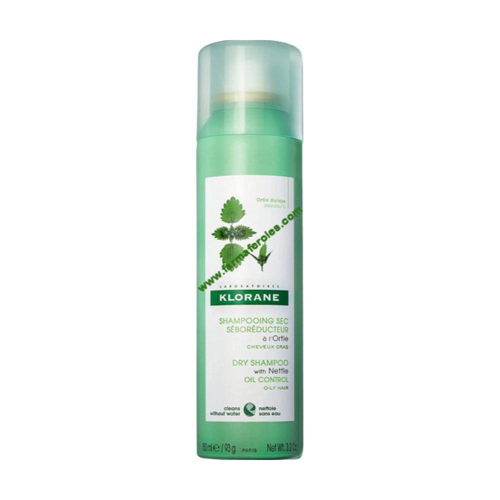 KLORANE CHAMPU SECO SEBORREGULADOR ORTIGA 150 ML