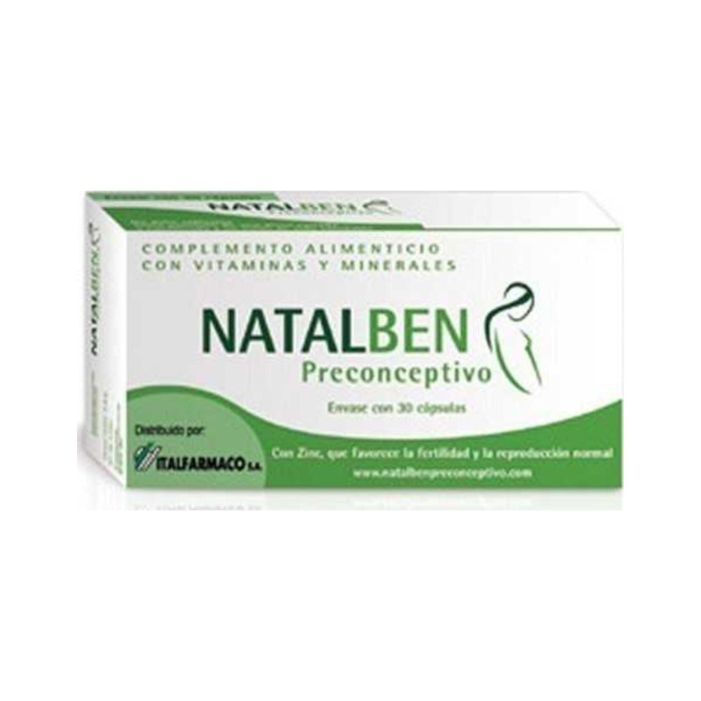 NATALBEN PRECONCEPTIVO 30 CAPSULAS
