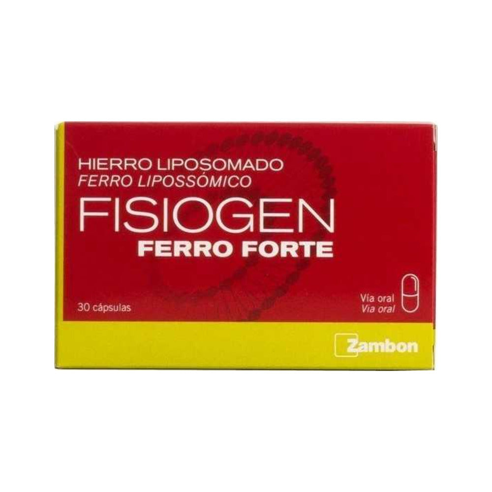 FISIOGEN FERRO FORTE 30 CAPSULAS