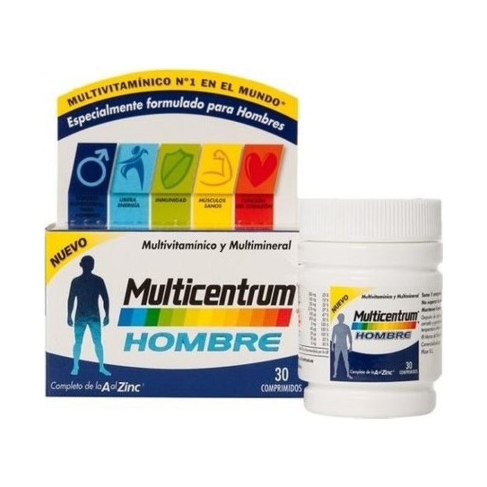 MULTICENTRUM HOMBRE 30 COMPRIMIDOS