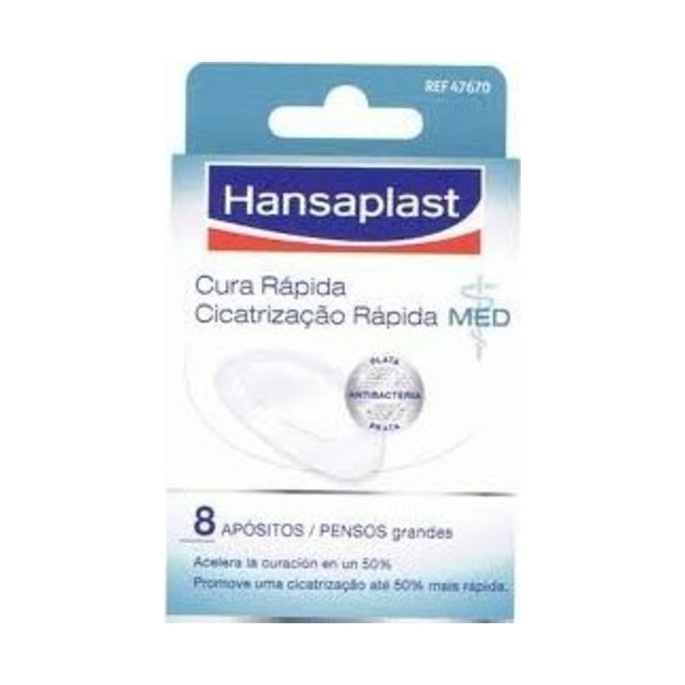 HANSAPLAST CURACION RAPIDA APOSITO ADHESIVO 8 U