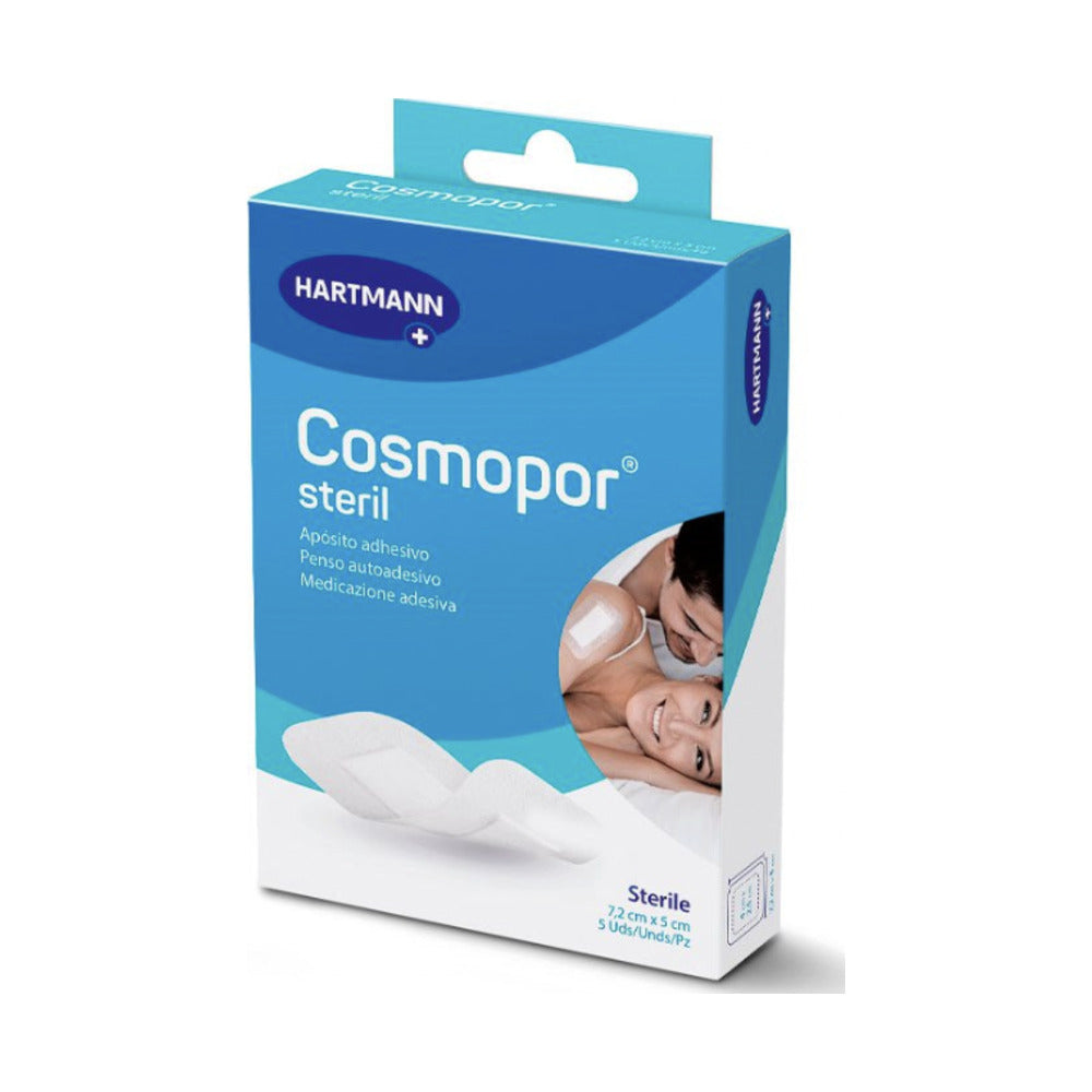 COSMOPOR STERIL APOSITO ESTERIL 7.2 CM X 5 CM 5 APOSITOS