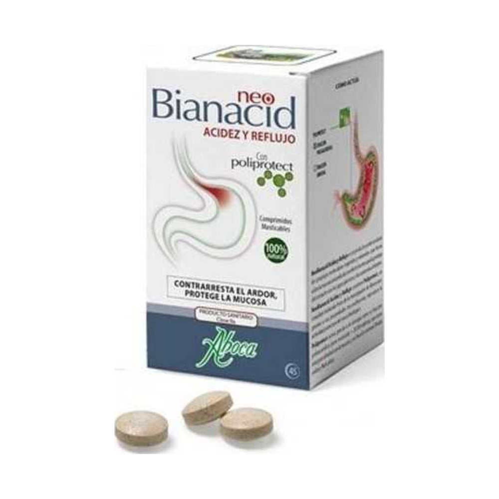 NEOBIANACID ACIDEZ Y REFLUJO 14 COMPRIMIDOS MASTICABLES