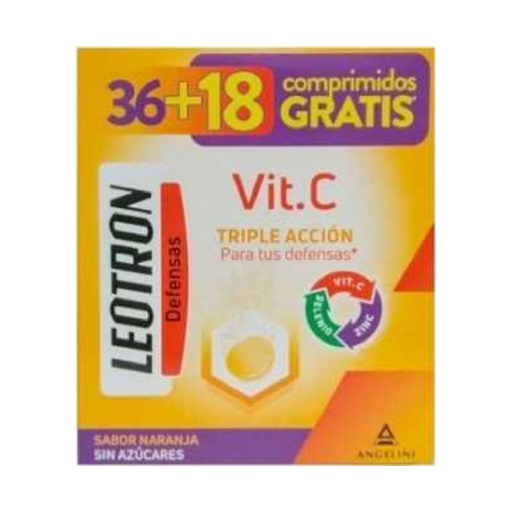 LEOTRON VITAMINA C 36 COMPRIMIDOS EFERVESCENTES