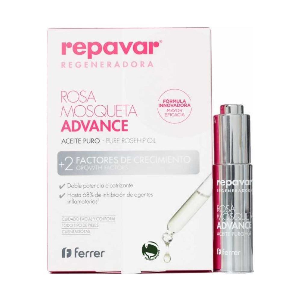 REPAVAR REGENERADORA ACEITE PURO ROSA MOSQUETA ADVANCE 1 ENVASE 15 ML