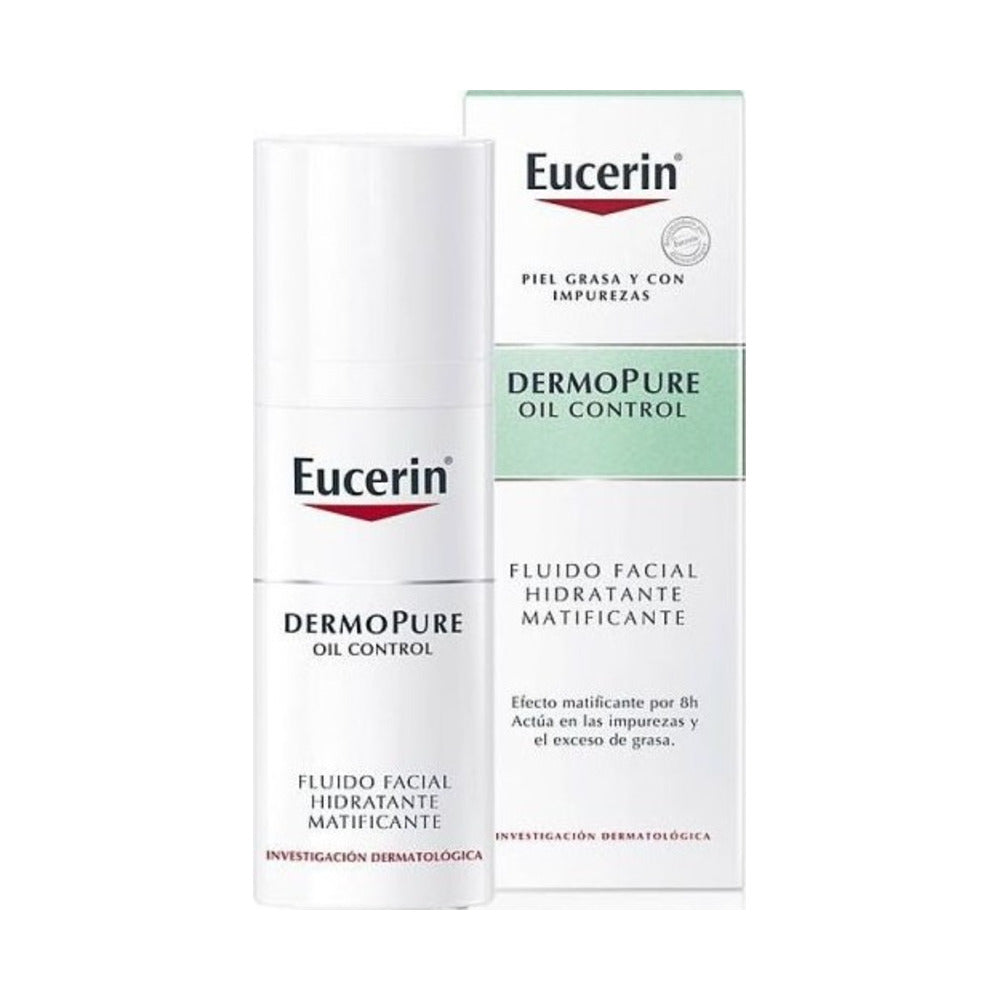 EUCERIN DERMOPURE OIL CONTROL FLUIDO FACIAL HIDRATANTE MATIFICANTE 1 ENVASE 50 ML