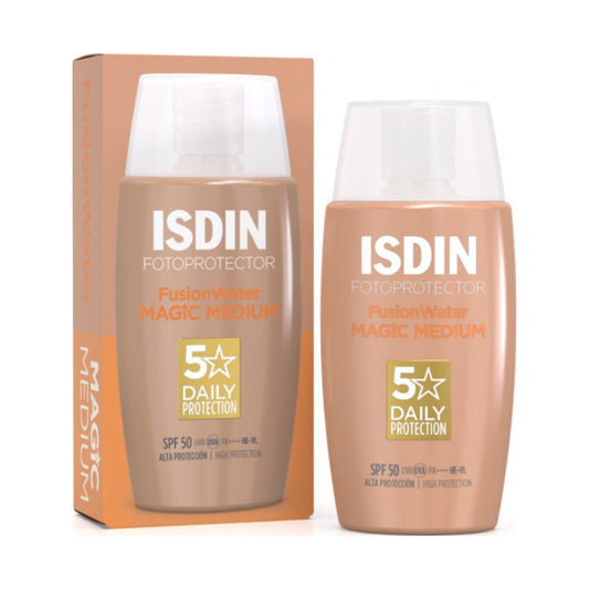 ISDIN SOLAR FUSION WATER MAGIC COLOR MEDIUM SPF50+ 50ML