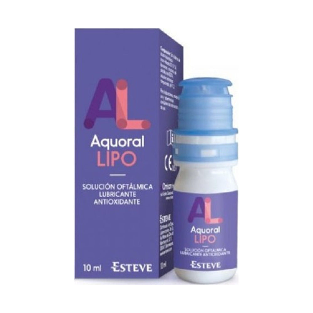 AQUORAL LIPO SOLUCION OFTALMICA LUBRICANTE ANTIOXIDANTE ESTERIL 1 FRASCO 10 ML