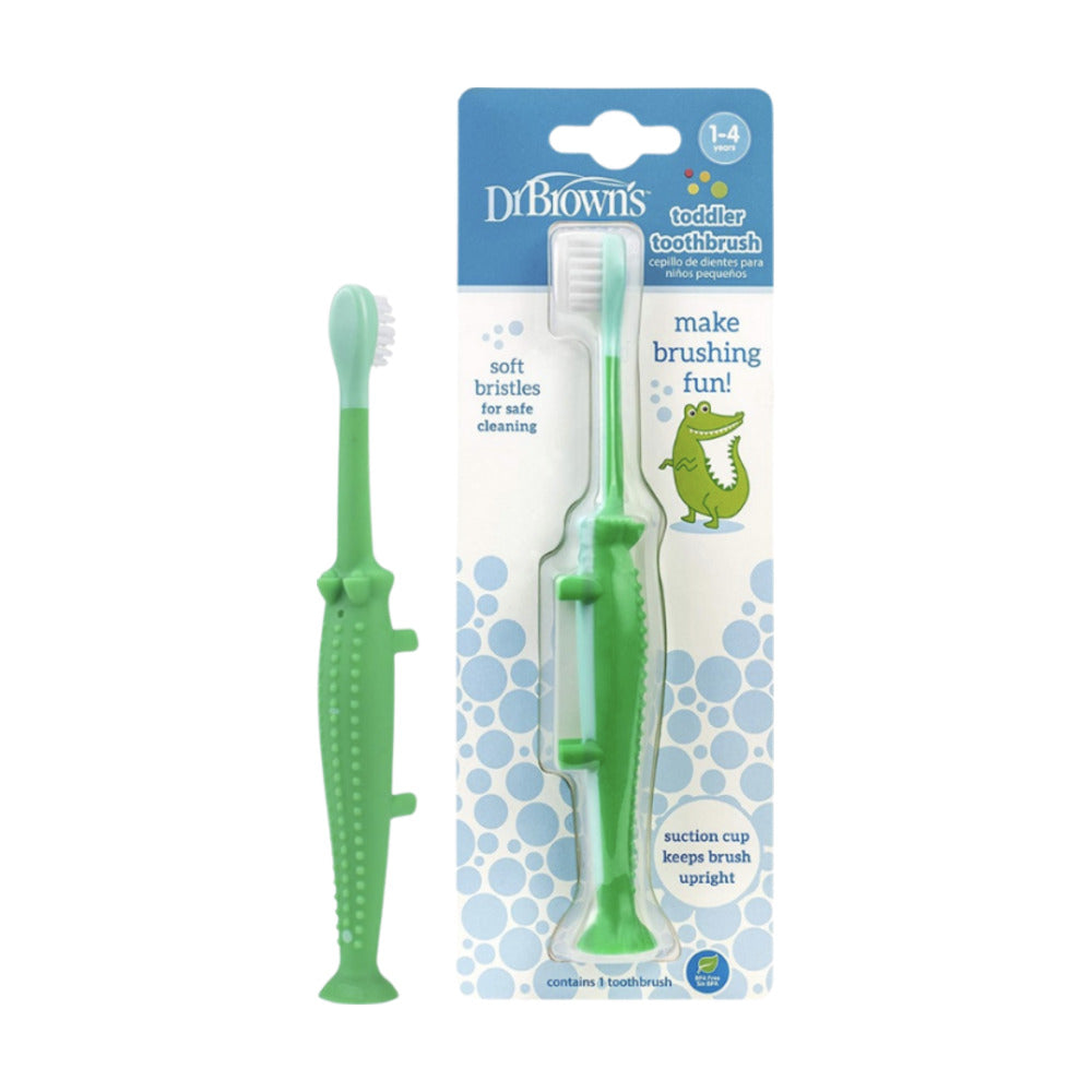 DR BROWN´S CEPILLO DENTAL INFANTIL COCODRILO 1-4 AÑOS