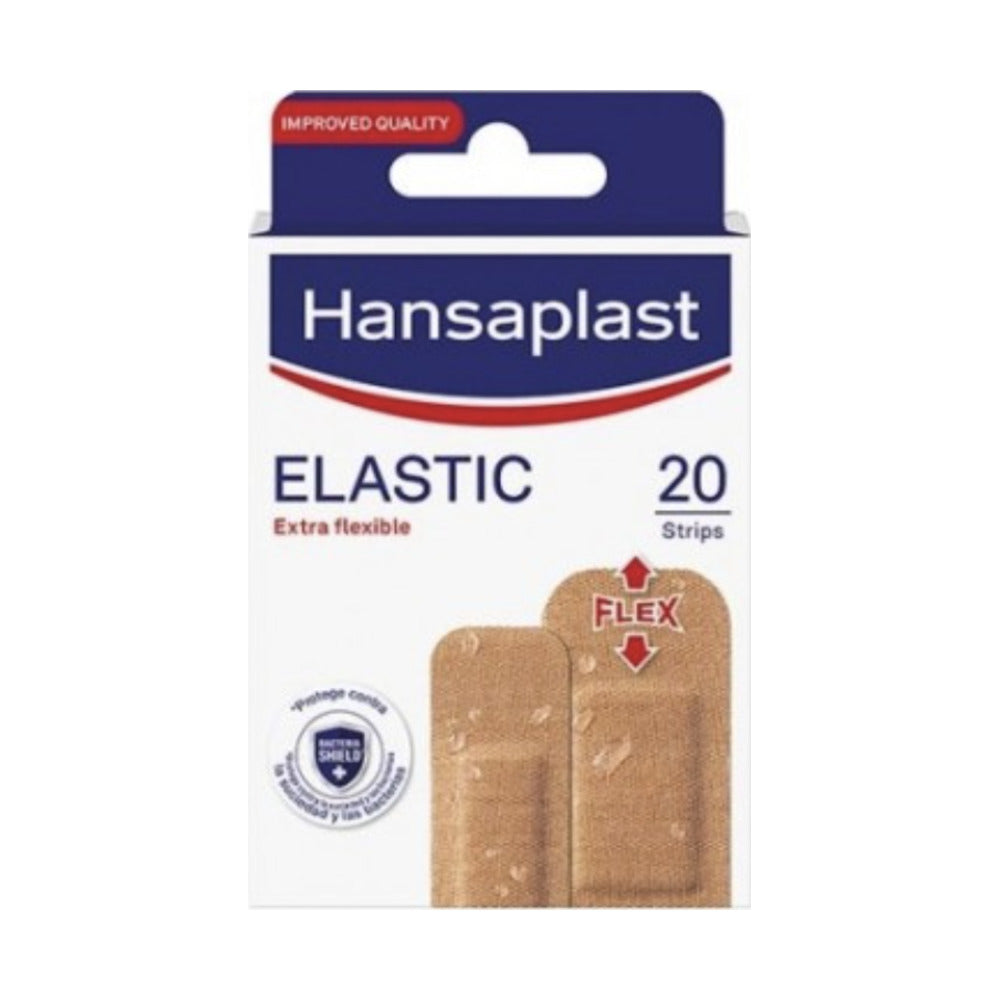 HANSAPLAST ELASTIC APOSITO ADHESIVO 2 TAMAÑOS 20 STRIPS