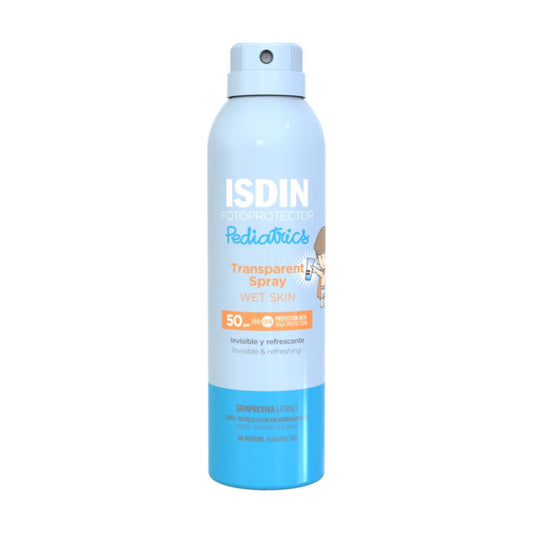 ISDIN SOLAR PEDIATRICS TRANSPARENT SPRAY WET SKIN SPF50 200ML