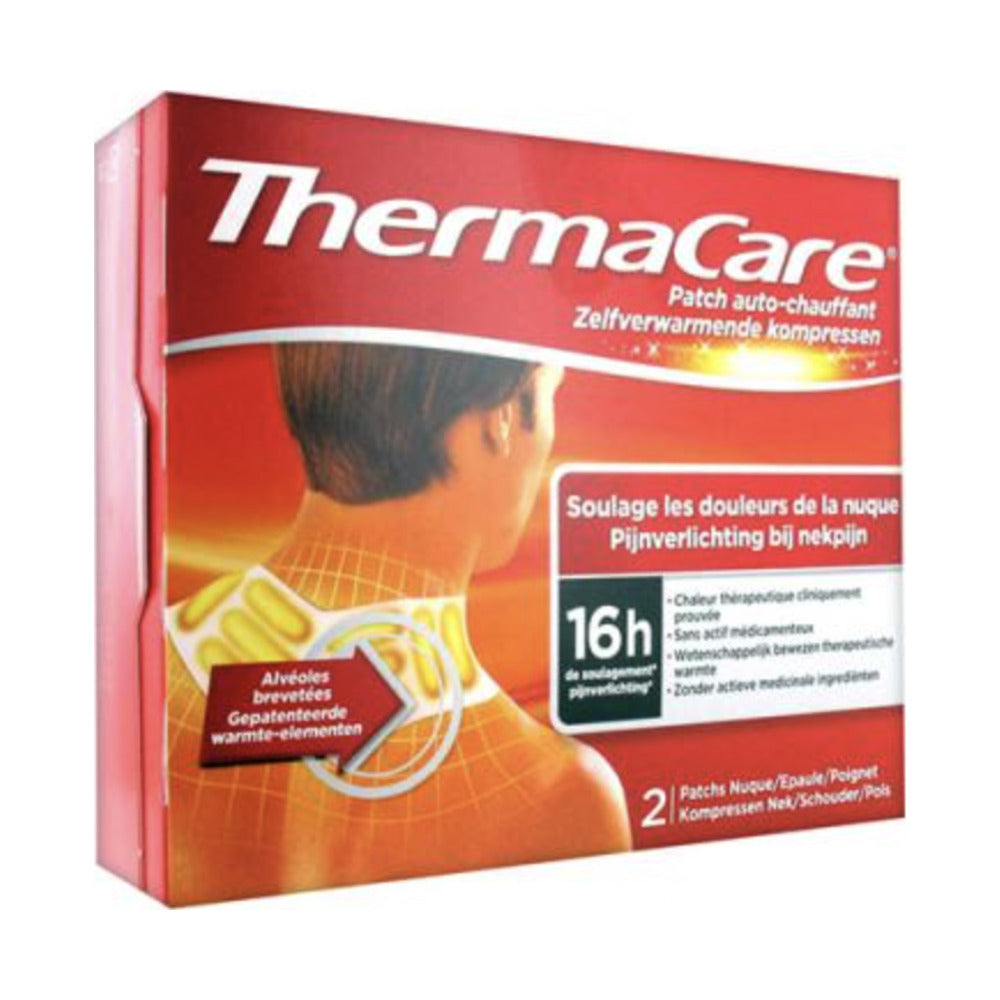 THERMACARE PARCHE TERMICO CUELLO HOMBRO MUÑECA 2 PARCHES