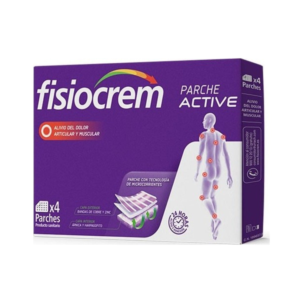 FISIOCREM PARCHE ACTIVE 4 UNIDADES