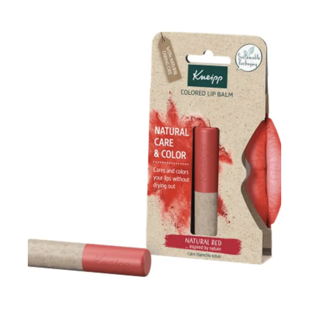 KNEIPP BALSAMO LABIAL CON COLOR NATURAL 1 ENVASE 3,5 G COLOR RED