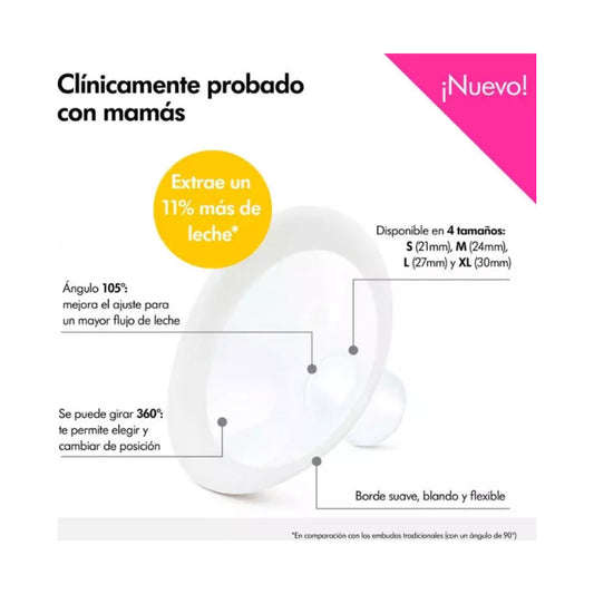 MEDELA EMBUDO PERSONALFIT FLEX (L) 27MM