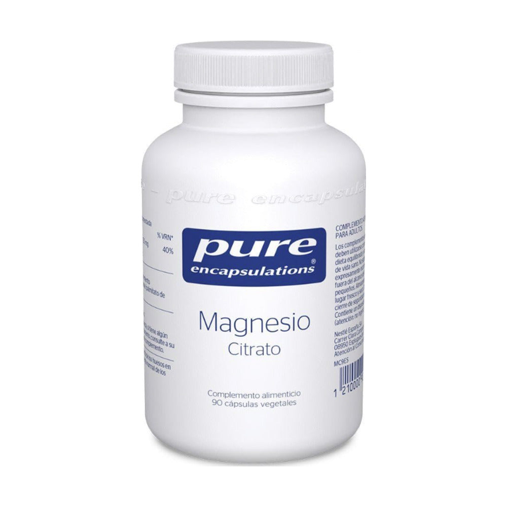 PURE ENCAPSULATIONS MAGNESIO CITRATO 90 CAPSULAS VEGETALES
