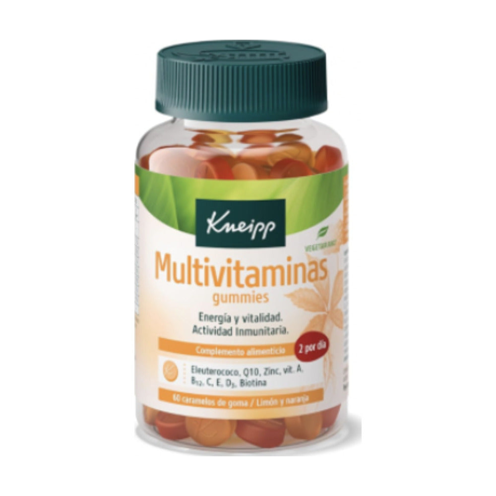 KNEIPP MULTIVITAMINAS 60 GUMMIES SABOR LIMON Y NARANJA