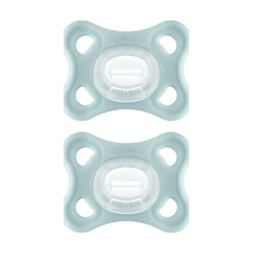 CHUPETE SILICONA MAM COMFORT 3-12 MESES 2 UNIDADES COLOR VERDE PACK DOBLE