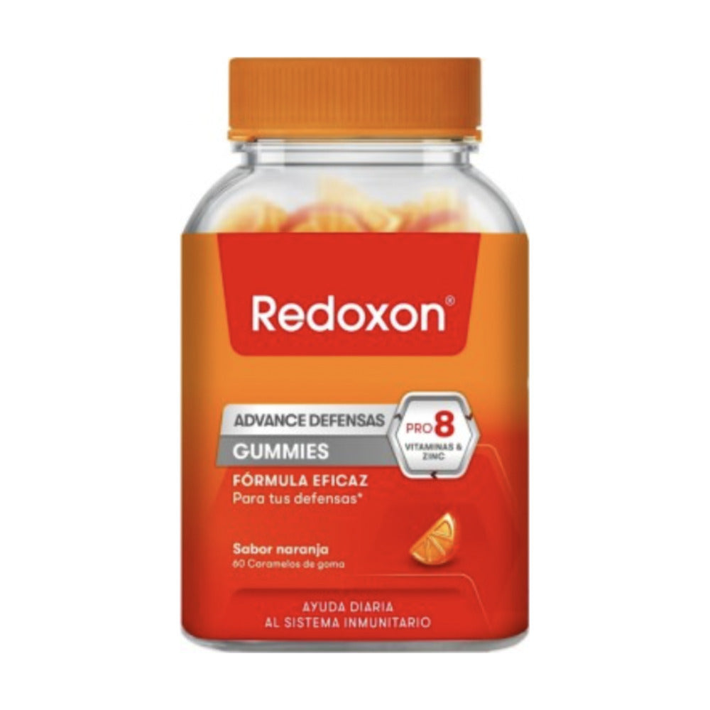 REDOXON ADVANCE DEFENSAS GUMMIES 60 CARAMELOS DE GOMA SABOR NARANJA
