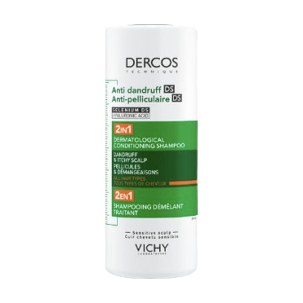 DERCOS TECHNIQUE CHAMPU DS Y ACONDICIONADOR 2 EN 1 390 ML