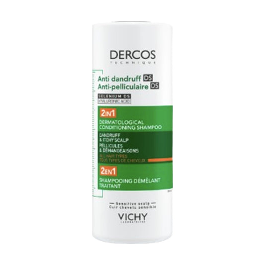 DERCOS TECHNIQUE CHAMPU DS Y ACONDICIONADOR 2 EN 1 390 ML