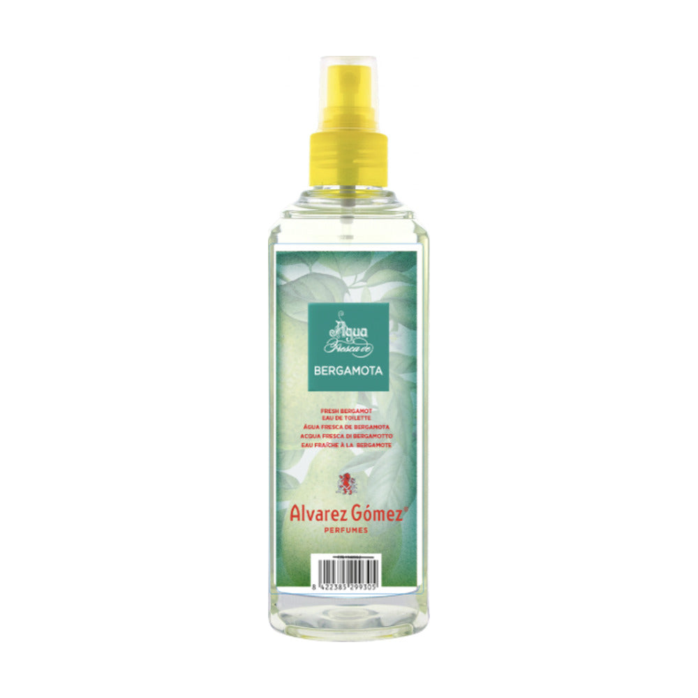 AGUA FRESCA DE BAÑO ALVAREZ GOMEZ 1 FRASCO 300 ML AROMA BERGAMOTA