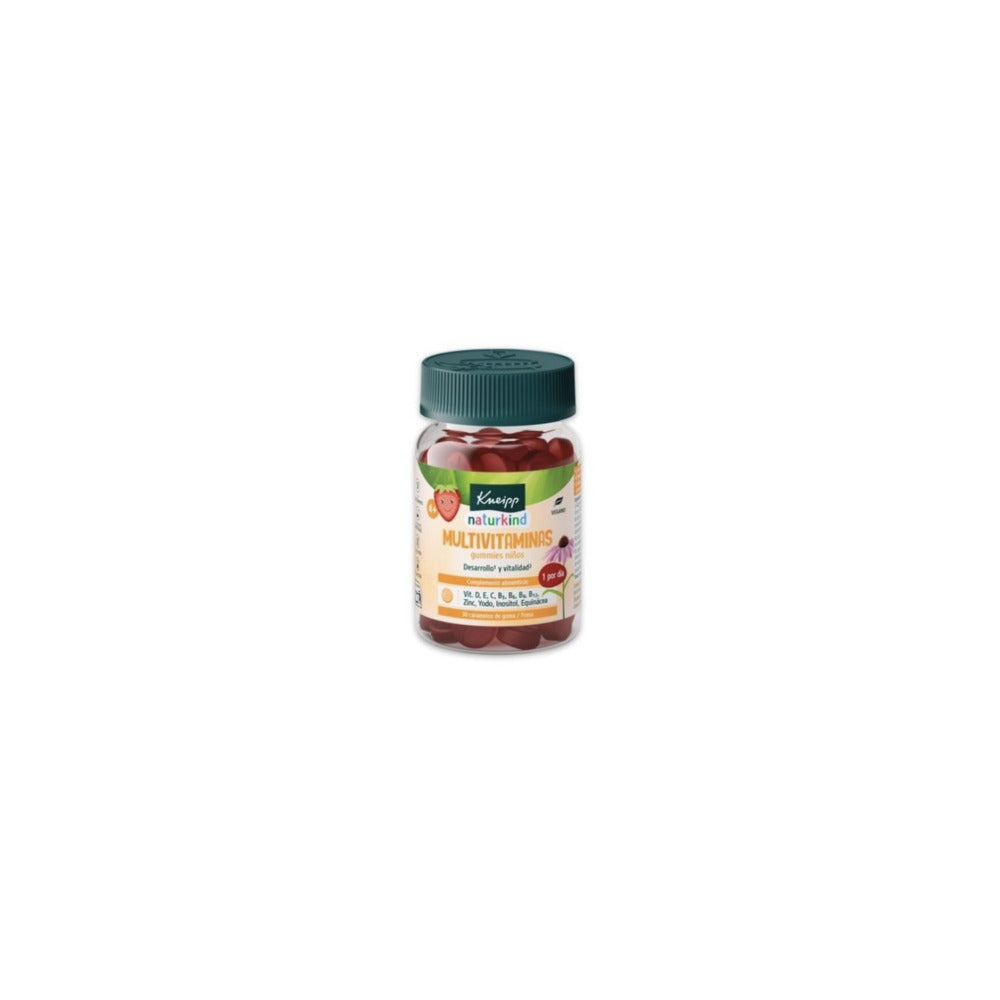 KNEIPP GUMMIES NIÑOS MULTIVITAMINAS 30 CARAMELOS DE GOMA SABOR FRESA