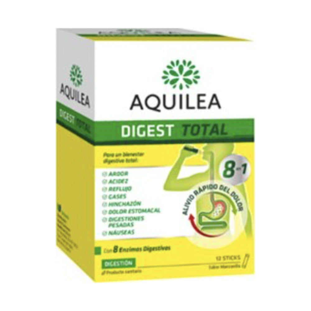 AQUILEA DIGEST TOTAL SABOR MANZANILLA 12 STICKS