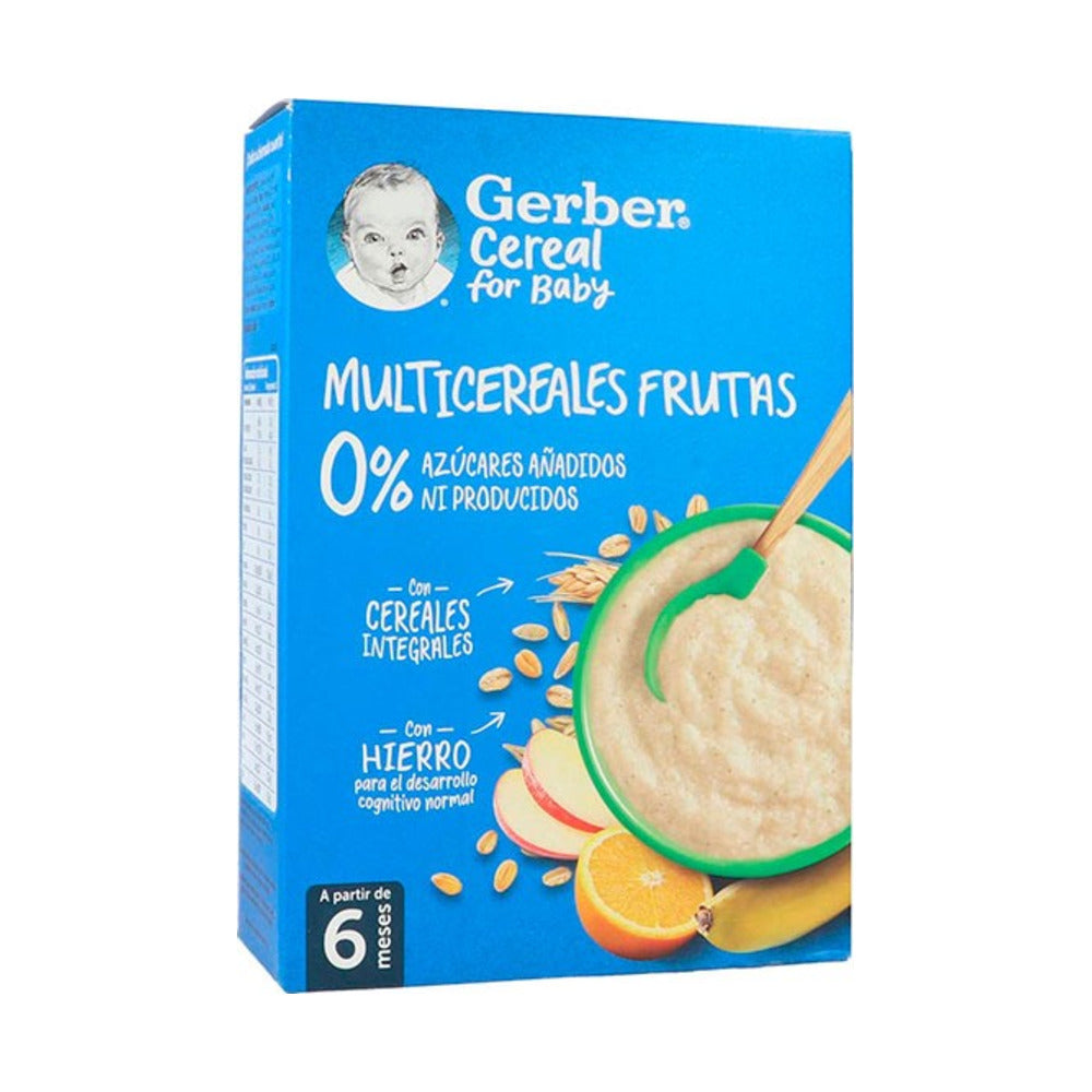 GERBER EXPERTCARE ARROZ Y AVENA CON MANZANA 1 ESTUCHE 250 G