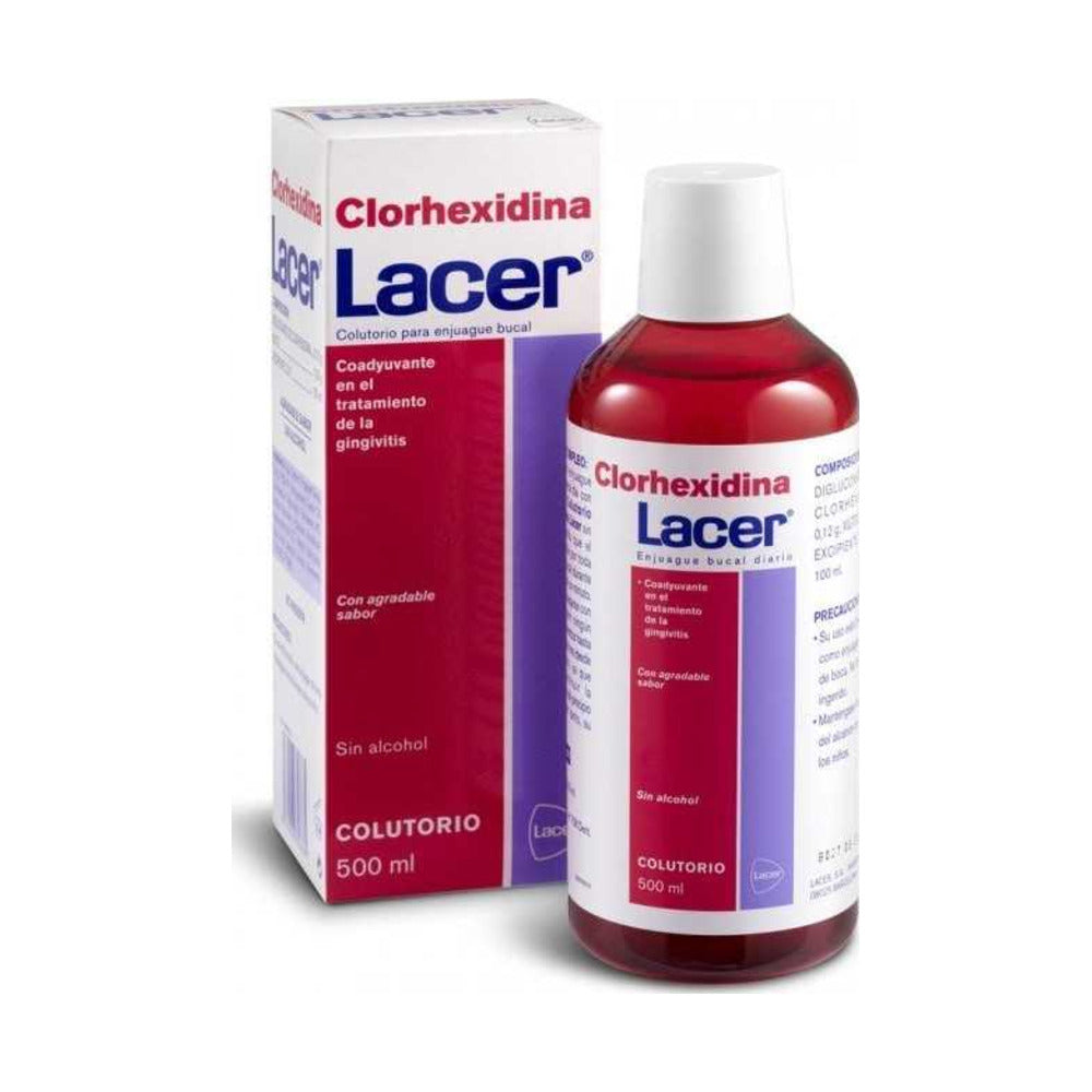 LACER COLUTORIO CLORHEXIDINA 1 ENVASE 500 ML