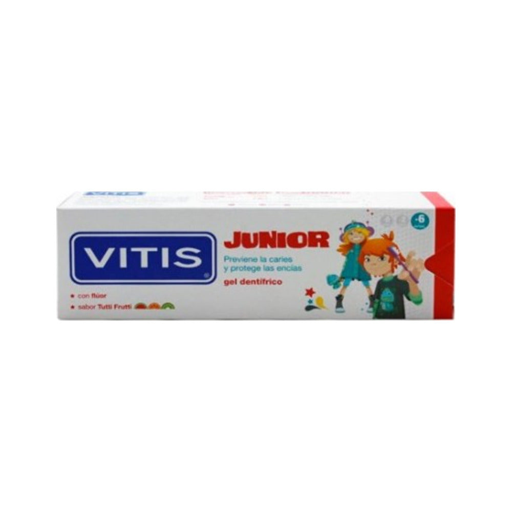 VITIS JUNIOR PASTA DE DIENTES SABOR TUTTI FRUTTI 75 ML