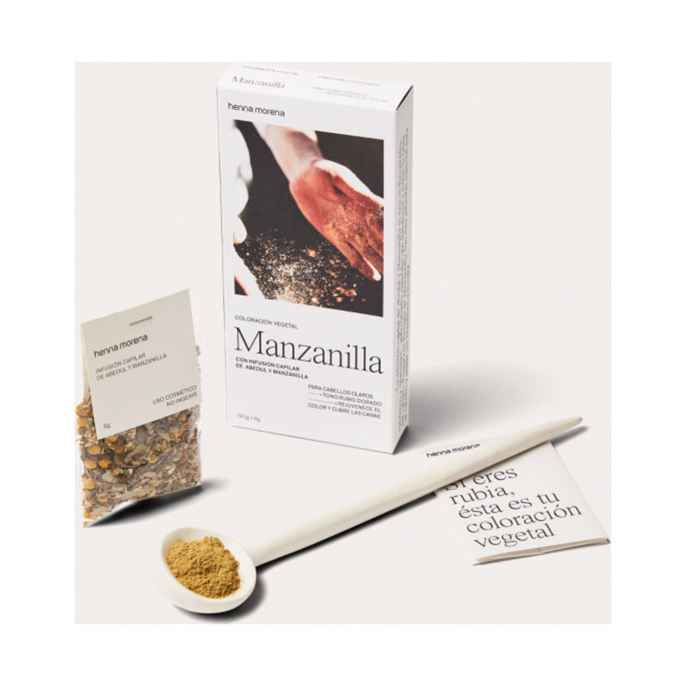 HENNA MORENA HENNA Y MANZANILLA CON INFUSION DE ABEDUL Y MANZANILLA