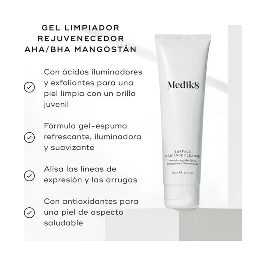 MEDIK8 SURFACE RADIENCE CLEANSE GEL 150 ML