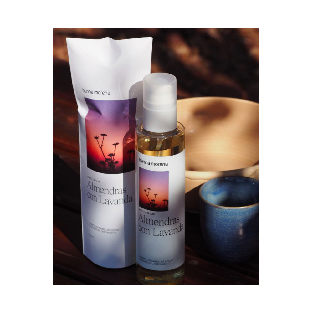 HENNA MORENA ACEITE CAPILAR DE ALMENDRAS CON LAVANDA 250 ML