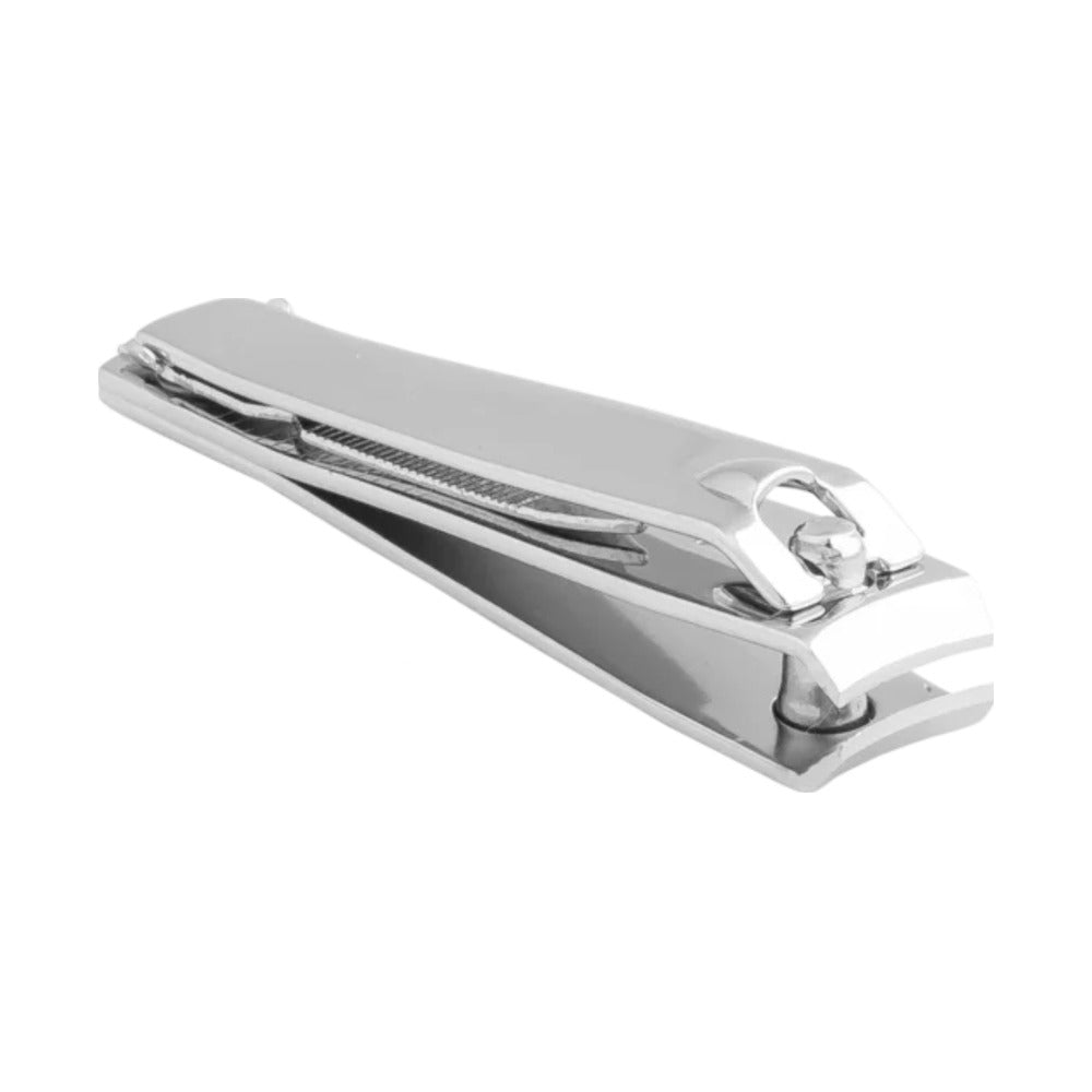 EVENT CORTAUÑAS DE MANICURA CROMADO CON LIMA TAMAÑO MEDIANO 6CM