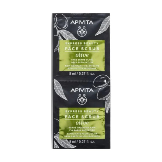 APIVITA MASCARILLA FACIAL EXPRESS BEAUTY EXFOLIACION PROFUNDA OLIVA 2 SACHETS