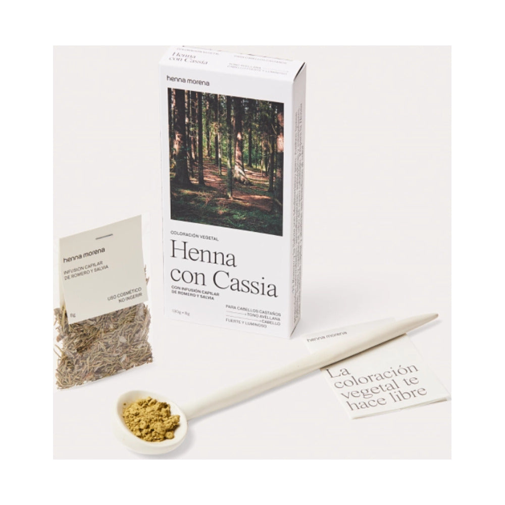 HENNA MORENA HENNA CON CASSIA CON INFUSION DE ROMERO Y SALVIA